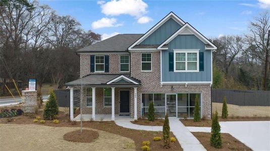 New construction Single-Family house 761 River Gardens Drive, Atlanta, GA 30354 Wynbrooke D- photo 0