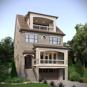 New construction Single-Family house 3550 Vermillion Vw, Suwanee, GA 30024 plan The Greewich - image