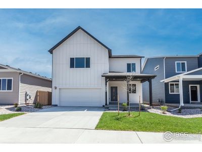 New construction Single-Family house 1590 Sunflower Wy, Johnstown, CO 80534 Oakley- photo 0