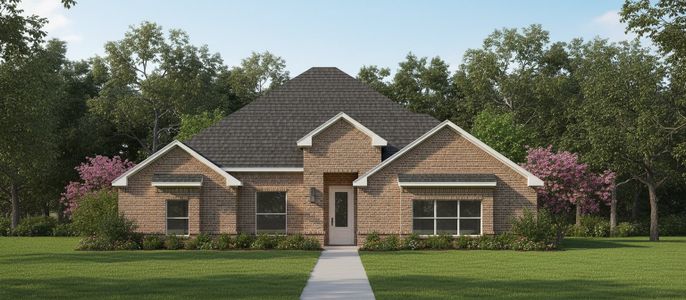 New construction Single-Family house 122 Stagecoach Xing, Bridgeport, TX 76426 plan The Begonia - image