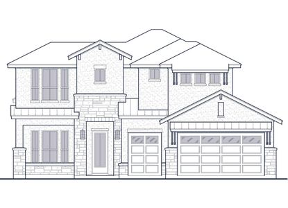 New construction Single-Family house 305 Indigo Ln, Georgetown, TX 78628 Custom- photo 0