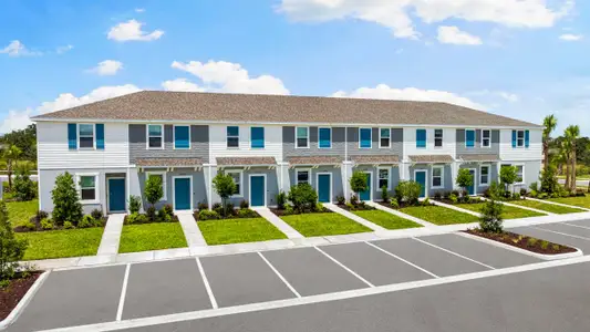 New construction Townhouse house 2203 Portrait St, Kissimmee, FL 34758 plan Hazel - image