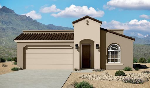 New construction Single-Family house 13829 Paseo Bosque Ave, El Paso, TX 79928 plan Pershing - image