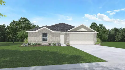 New construction Single-Family house 104 Wildflower Ln, Dayton, TX 77535 plan X40B (Express) - image