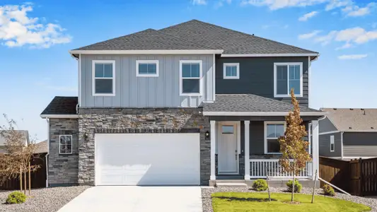 New construction Single-Family house 2332 Base St, Fort Lupton, CO 80621 plan Bridgeport - image
