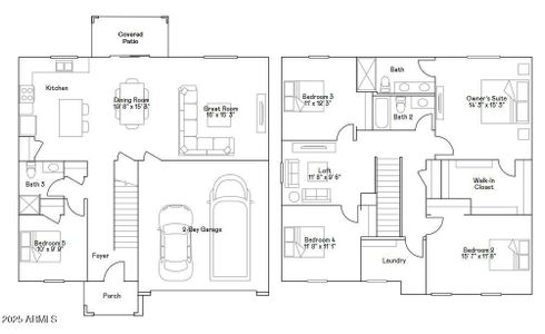 New construction Single-Family house 9540 W Pinchot Ave, Phoenix, AZ 85037 plan Ashland Plan 3845 - image