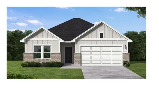 New construction Single-Family house 2787 Holly Laurel Dr, Alvin, TX 77511 plan Rains - image