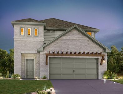 New construction Single-Family house 152 Ranier Wy, Dripping Springs, TX 78620 plan Canyon - image
