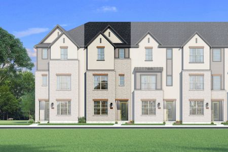 New construction Townhouse house 728 Ash Rd, Plano, TX 75075 plan Aberdeen - image