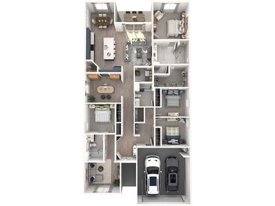 New construction Single-Family house 2215 Oak Shade Pl, Apopka, FL 32712 plan Morrison - image
