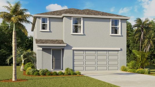 New construction Single-Family house 1474 Sourwood Dr, Ruskin, FL 33570 plan Crestview - image
