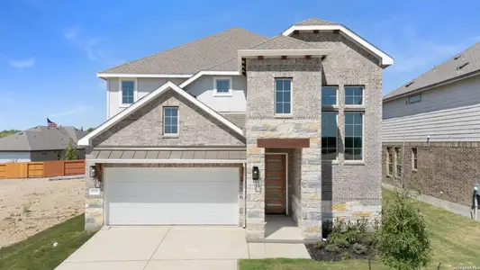 New construction Single-Family house 2110 Shepards St, Seguin, TX 78155 plan Tahiti - image