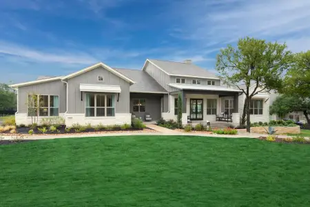New construction Single-Family house 216 Bold Sundown, Liberty Hill, TX 78642 plan Abilene - image