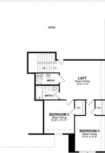 Beazer Homes Verandah Ranier plan