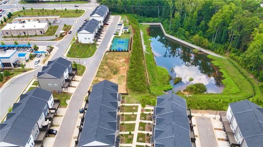 New construction Townhouse house 11 Mercury Ln, Unit 32, Newnan, GA 30265 Eaves - photo 44 44