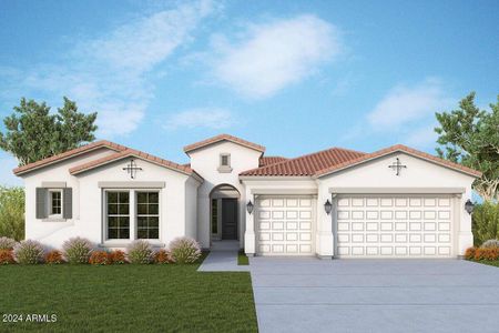 New construction Single-Family house 21579 West Mariposa Street, Buckeye, AZ 85396 The Sidewinder- photo 0