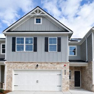 New construction Townhouse house 402 Lanier Cir, Woodstock, GA 30189 plan The Essex - image