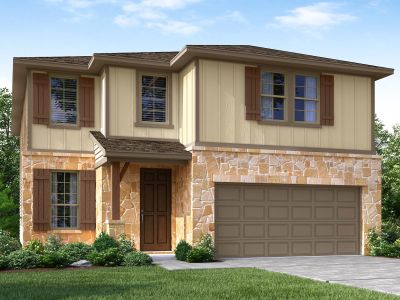 New construction Single-Family house 4542 Badger Crst, San Antonio, TX 78245 plan The Medina (3011) - image
