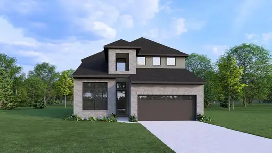 New construction Single-Family house 1017 Alpine View Ln, Katy, TX 77493 plan Westhaven - image
