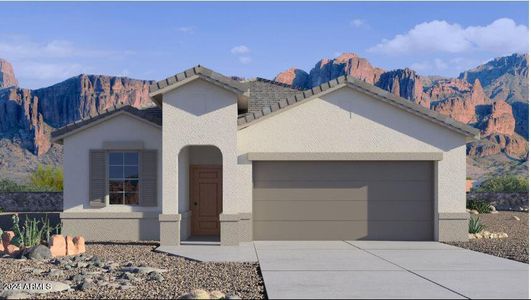 New construction Single-Family house 39949 W Agave Rd, Maricopa, AZ 85138 Mockingbird- photo 0 0