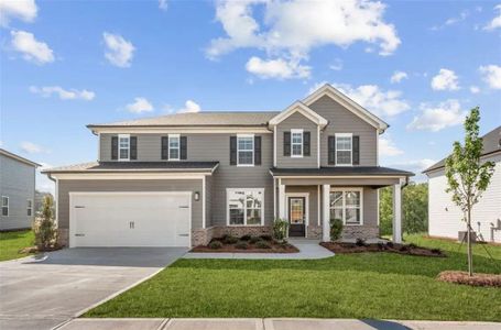 New construction Single-Family house 5590 Rosehall Pl, South Fulton, GA 30349 plan Sapling - image
