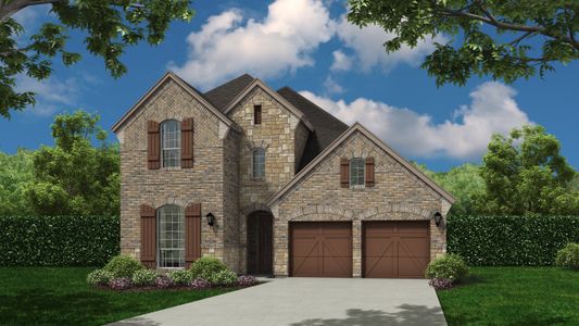 Plan 1163 Elevation G with Stone