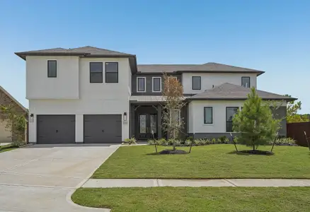 New construction Single-Family house 15811 Red Willow Ct, Conroe, TX 77302 plan 6050 Elevation D - image
