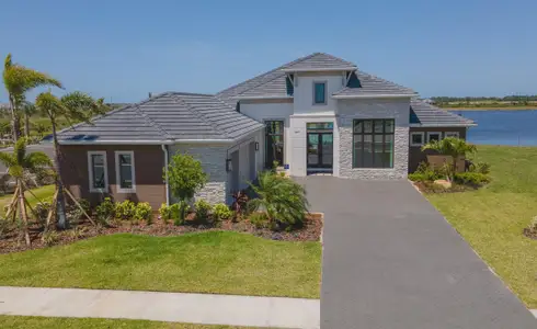 New construction Single-Family house 18477 Foxtail Lp, Venice, FL 34293 plan Egret V - Regency Series | 75' Wide Lots - image