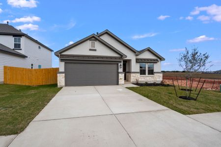 New construction Single-Family house 244 Ironshoe Trl, Liberty Hill, TX 78642 Oliver- photo 0