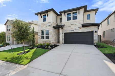 New construction Single-Family house 412 Leaning Rock Rd, Georgetown, TX 78628 plan Willow - image