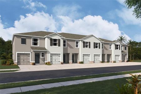 New construction Townhouse house 3533 White Dandelion Court, Plant City, FL 33565 - photo 0