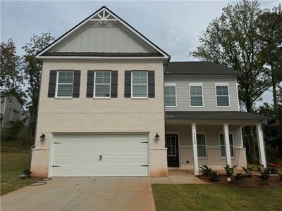 New construction Single-Family house 5360 Woodline View Circle, Hoschton, GA 30548 McIntyre- photo 0