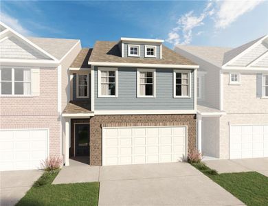 New construction Townhouse house 221 Switcher Court, Union City, GA 30291 - photo 0