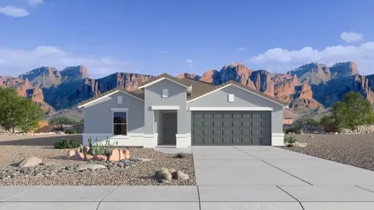 New construction Single-Family house 12287 E Lupine Ln, Florence, AZ 85132 plan Cali - image