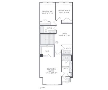 New construction Townhouse house 845 Lennox Dr, Allen, TX 75013 plan Natalie - Modern - image 3