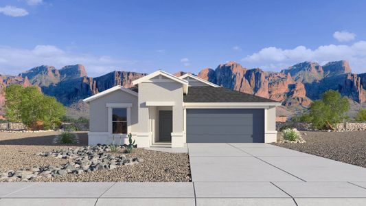 New construction Single-Family house 16205 N Catanzaro Dr, Maricopa, AZ 85138 plan Caden - image