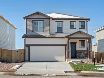 New construction Single-Family house 6691 Roundtail Wy, Colorado Springs, CO 80925 plan The Cottonwood - image