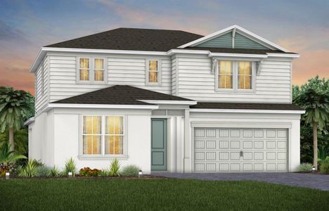 New construction Single-Family house 5625 Flame Vine Wy, St. Cloud, FL 34771 plan Ruby - image