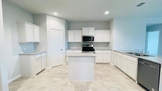 Kitchen - All Home and community information, including pricing, included features, terms, availability and amenities, are subject to change at any time without notice or obligation. All Drawings, pictures, photographs, video, square footages, floor plans, elevations, features, colors and sizes are approximate for illustration purposes only and will vary from the homes as built.