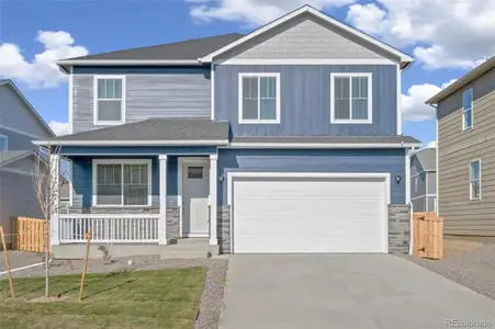 New construction Single-Family house 14007 Crownvetch Cir, Parker, CO 80134 PENDLETON- photo 0