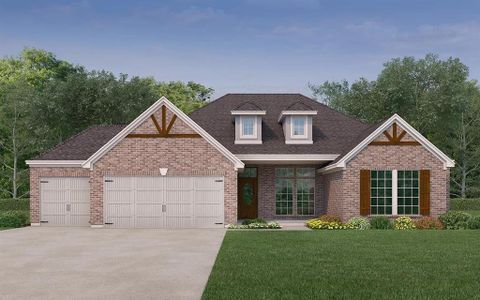 New construction Single-Family house 11767 Oakwood Ranch, Willis, TX 77378 Seabury- photo 0