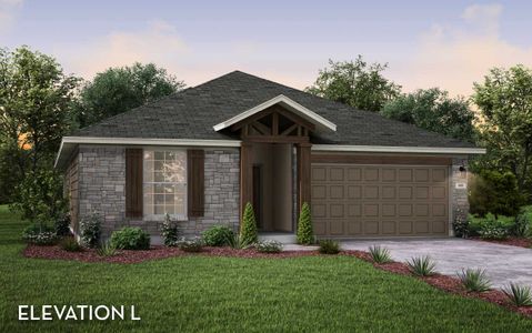 New construction Single-Family house 521 Exploration Cir, Liberty Hill, TX 78642 plan Creede - image