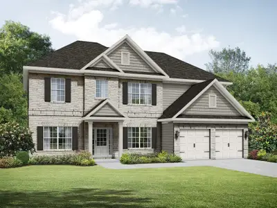 New construction Single-Family house 5631 Savannah River Rd, Atlanta, GA 30349 plan The Donovan - image
