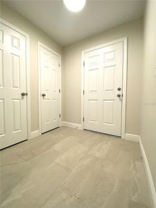 Foyer with Closet Storage