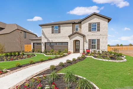 New construction Single-Family house 112 Red Deer Place, Cibolo, TX 78108 Rainier- photo 0