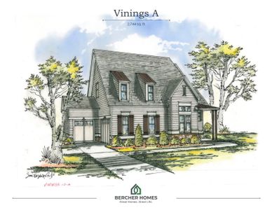 New construction Single-Family house 326 Reese Way, Ball Ground, GA 30107 The Vinings A- photo 0 0