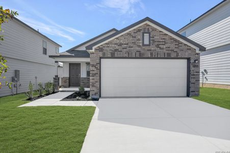 New construction Single-Family house 10346 White Hart Ln, Converse, TX 78109 plan Azalea - 30' Smart Series - image