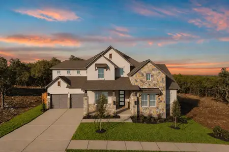 New construction Single-Family house 1113 Twisted Tarpley Ln, Georgetown, TX 78628 plan Weston - image