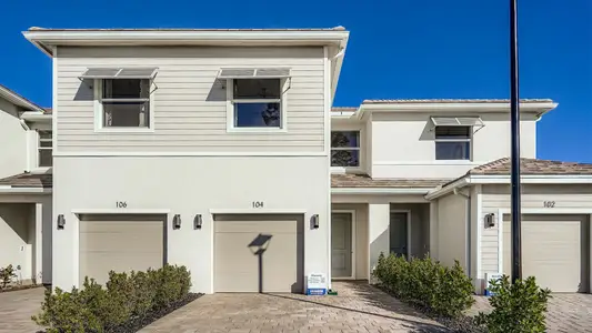 New construction Townhouse house 106 Lakeside Landing Dr, Royal Palm Beach, FL 33411 plan Waverly - image