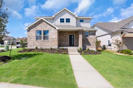 New construction Single-Family house 101 Coyote Willow Wy, Georgetown, TX 78633 plan Kenley - image